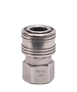Prima 1/4" Female NPT Stainless Coupler