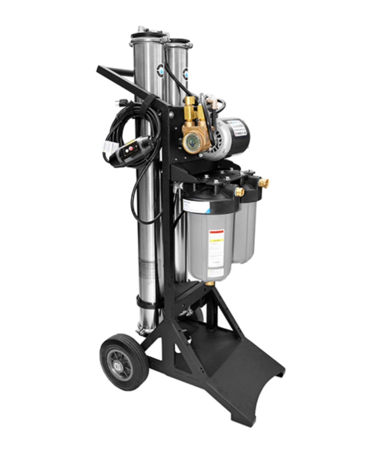 Dual Membrane, 4 Stage Water Purification System with Booster Pump