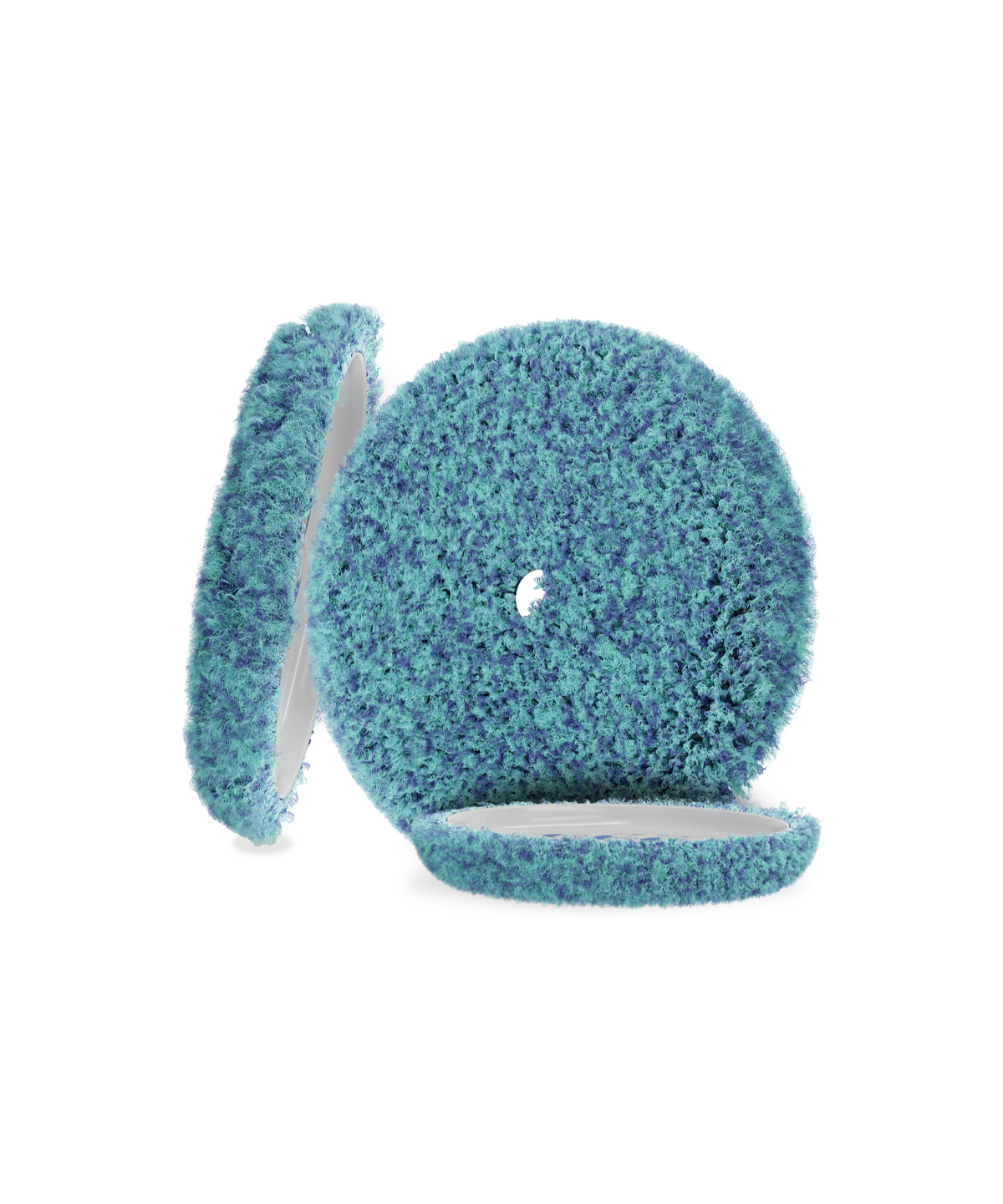 Pad Medium Blue/Teal Wool Blend 3" Curved Lake Country Marine Line