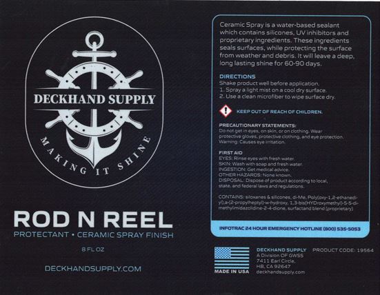 Deckhand Supply Rod N Reel - Protectant - Ceramic Spray Finish