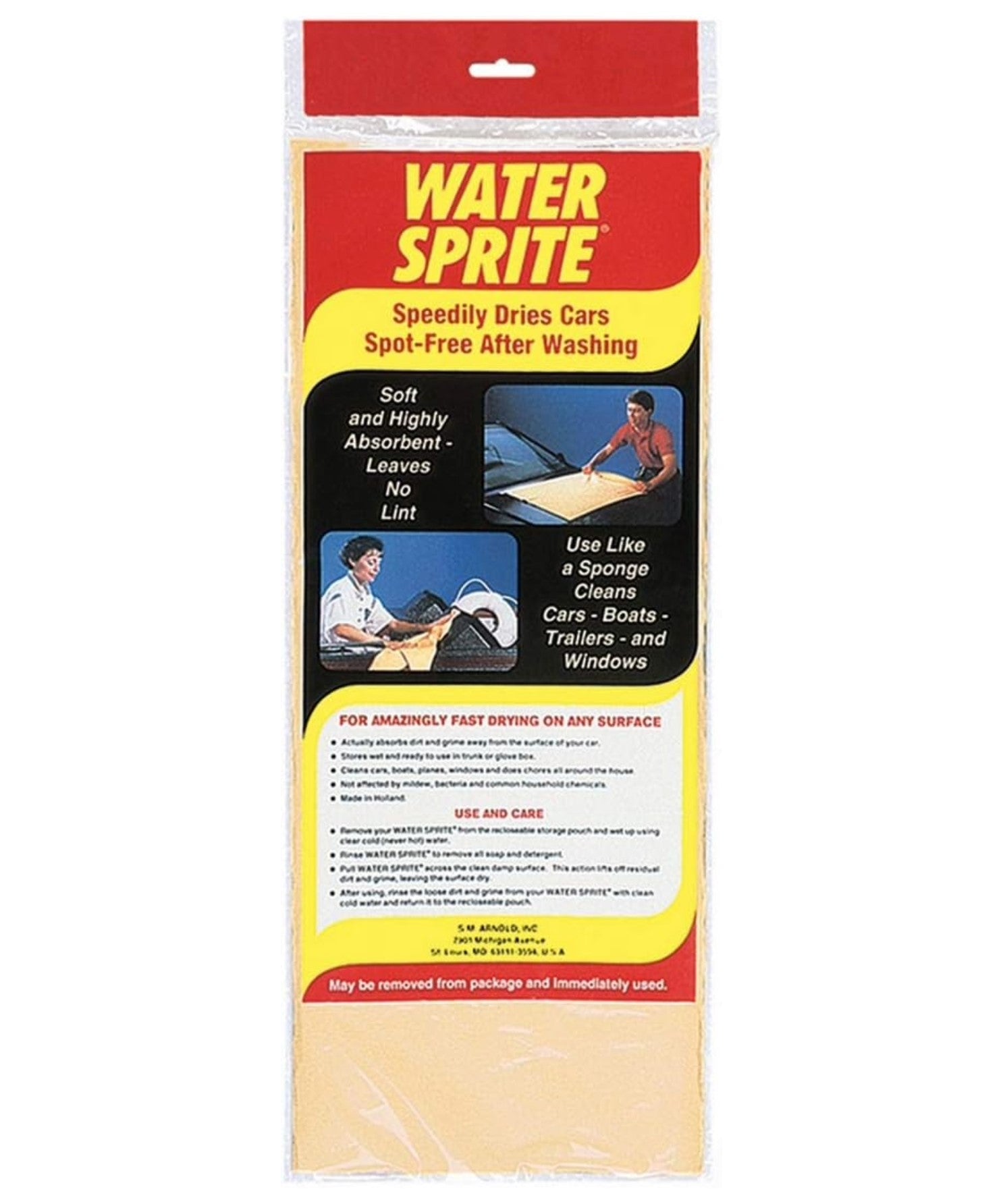 Water Sprite XL Chamois PVA Drying Cloth 7 Sq. Ft.