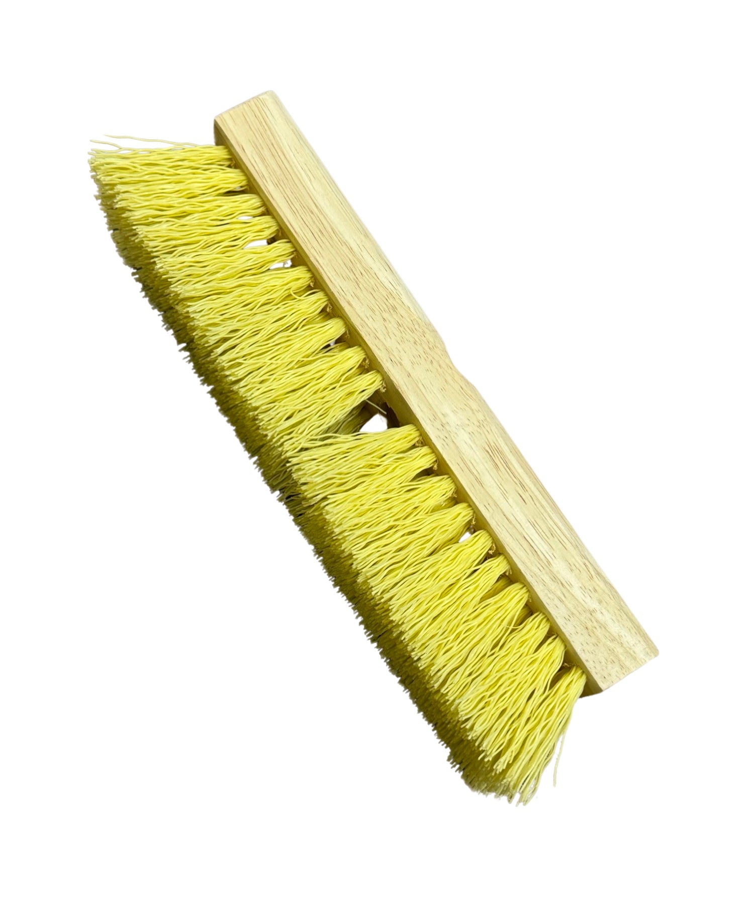 Deck Scrub Brush 10" Cream Medium-Stiff Plastic Bristle